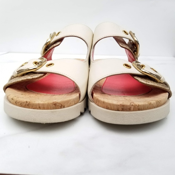 Pas De Rouge Vella Sandal Slides Buckle Straps - Picture 5 of 8